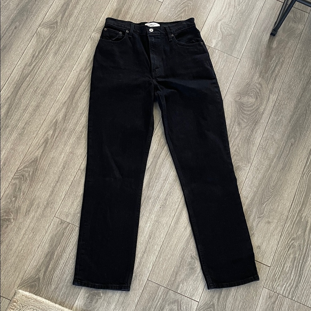 Abercrombie & Fitch Black Straight Jeans